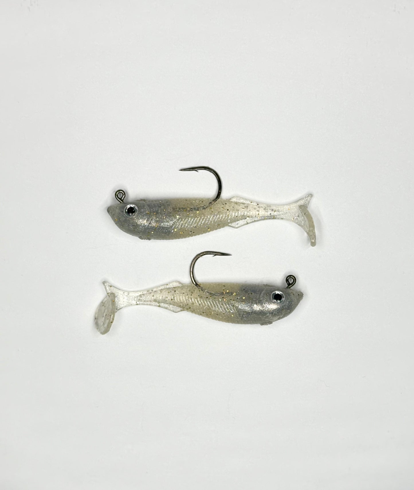 Pre-rigged Lead Paddle Tail Lure